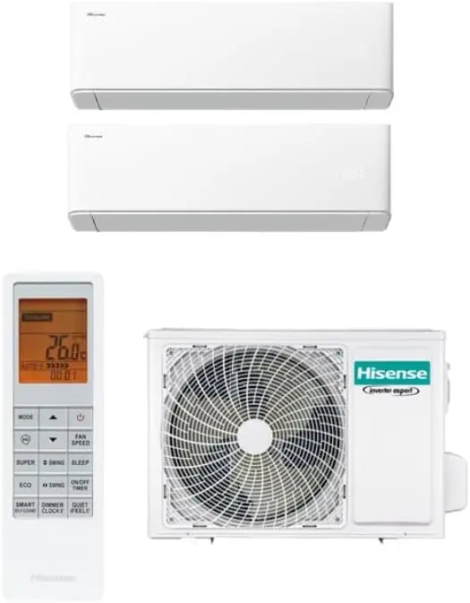 Climatizzatore split Hisense - con Wi-Fi, con timer, con tecnologia inverter - 12000 Btu