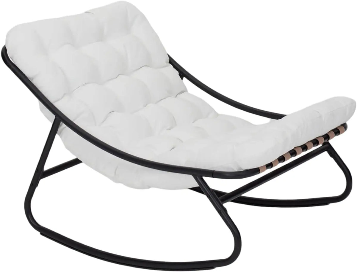 Poltrona Rebecca - colore Bianco/Grigio/Argento - 101 cm
