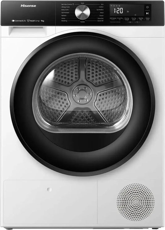 Asciugatrice Hisense DH3S902BW3 - colore Bianco - automatico - 9 kg
