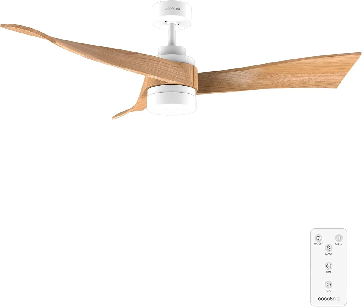 Ventilatore da soffitto Cecotec - con telecomando, con timer, a LED - 40W, 132 cm