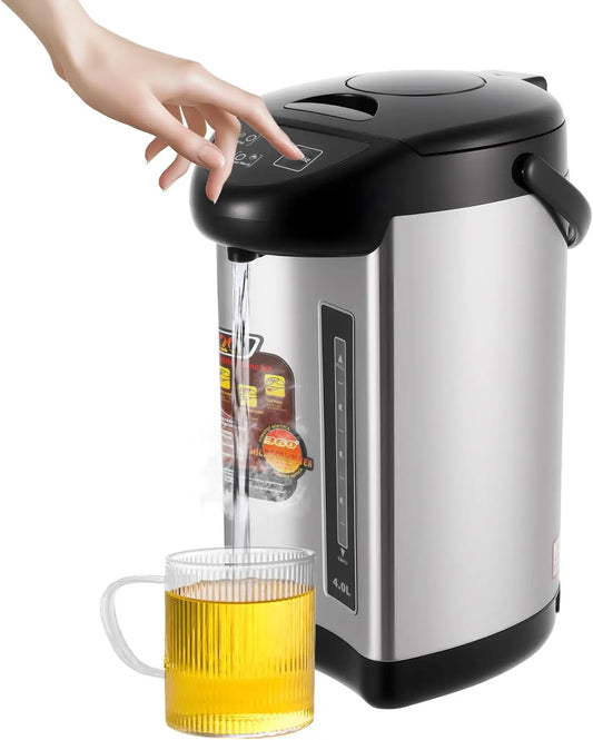 Bollitore elettrico Erogatore - colore Argento - 750W, 4L