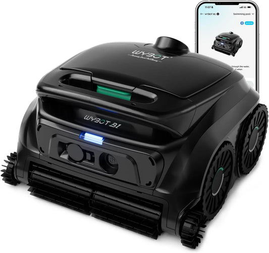 Piscina Upgrade 2026 WYBOT - colore Nero - senza fili, con controllo intelligente