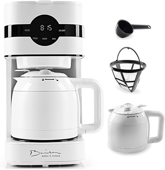 Macchina da caffè Barista - con timer, con display digitale - 900 W, 1,25 litri
