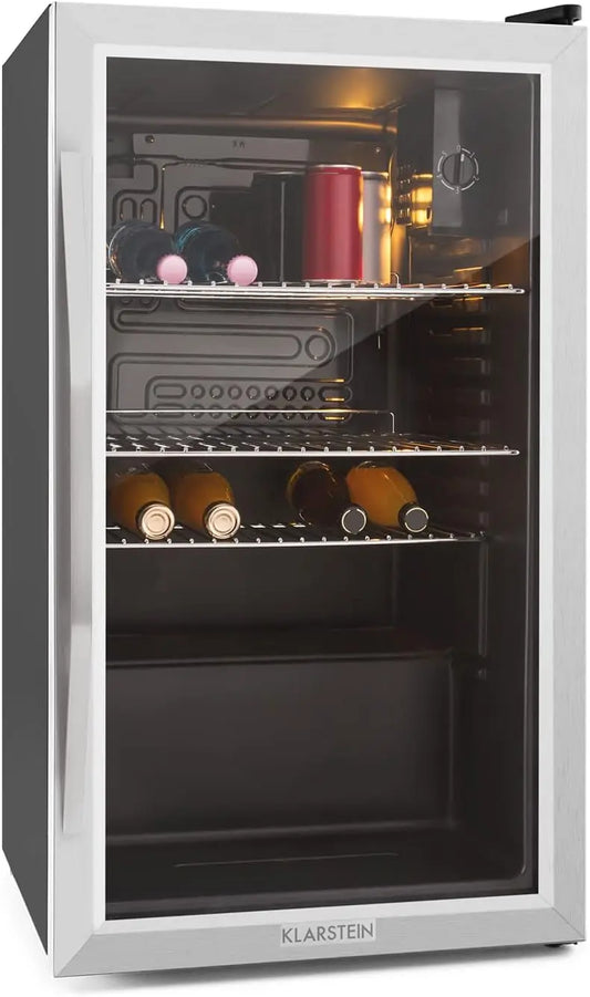 Frigorifero KLARSTEIN - colore Argento - a LED, silenzioso - 80 L