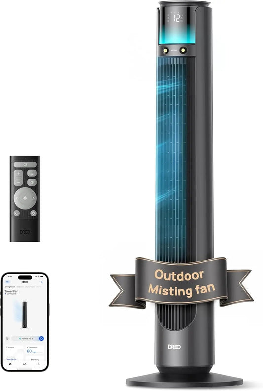 Ventilatore DREO - silenzioso, con controllo intelligente - 20 dB