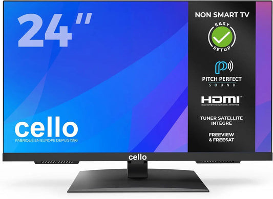 Televisore Cello C2424SH TV - a LED, con controllo intelligente - 230 V, 24 pollici