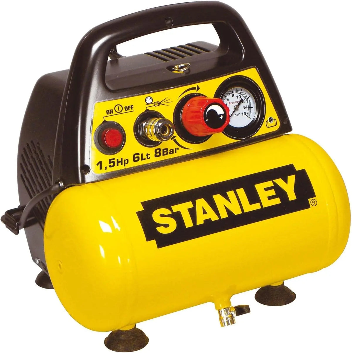 Compressore d'aria STANLEY - 35 cm, 8 Bar, 97 Db