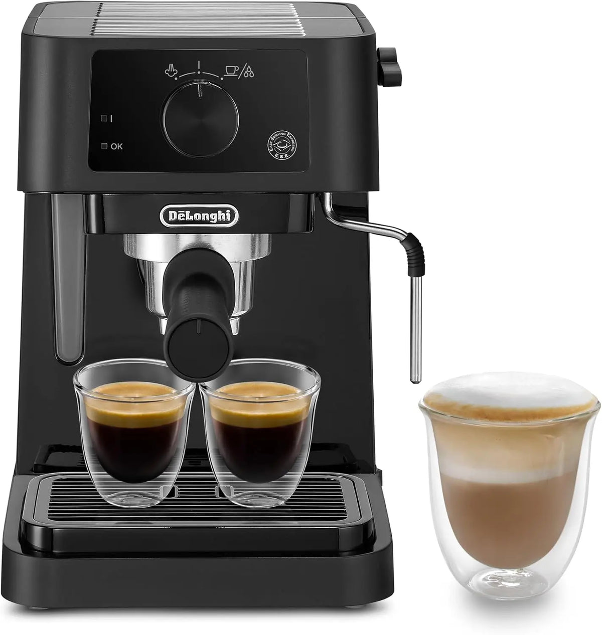 Macchina da caffè De'Longhi - colore Nero/Argento - 1100W, 1L