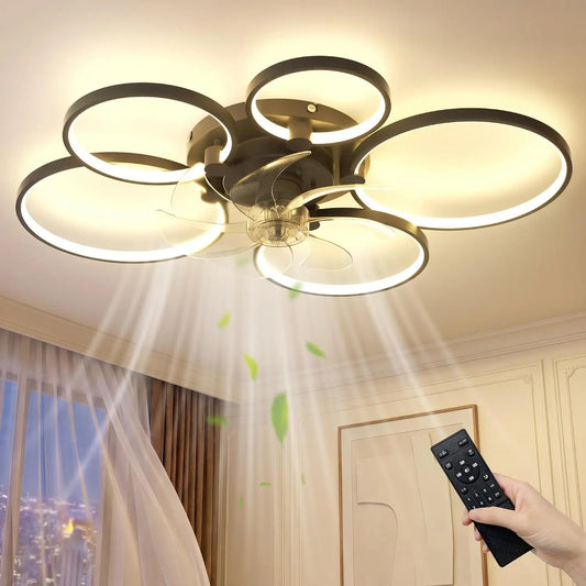 Lampada LED NIORSUN 78 - colore Nero - con telecomando, a LED, silenzioso - 78 cm
