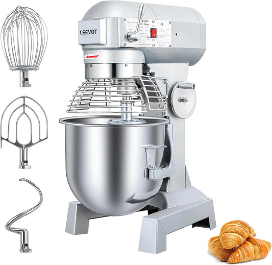 Robot da cucina LEEVOT - colore Argento - regolabile - 1100W, 20L