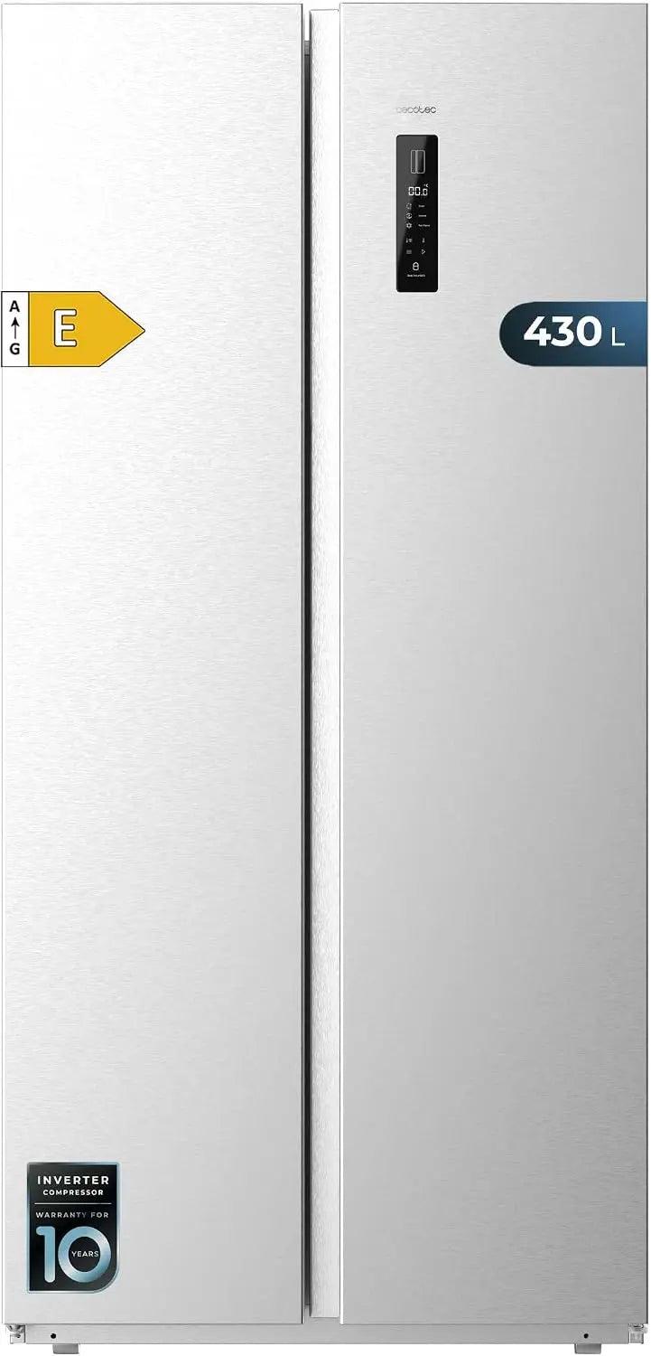 Prodotto per casa e tempo libero Cecotec - colore Argento - con tecnologia inverter - 430 L, 176 cm, 84 cm