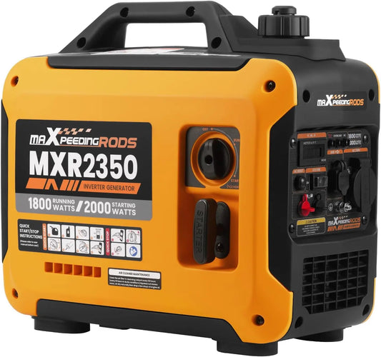 Generatore di corrente maXpeedingrods - con display digitale, con tecnologia inverter - 2000W, 230V