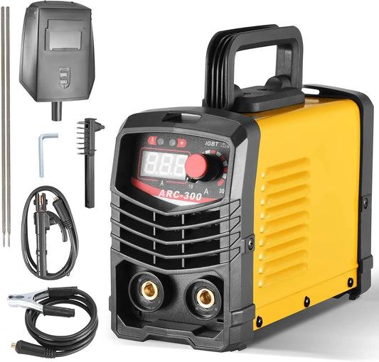 Saldatrice Saldatore 300 - con display digitale, con tecnologia inverter, portatile - 220 V