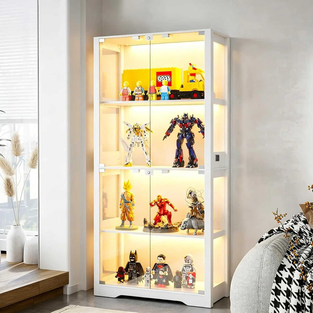 Prodotto per casa e tempo libero Vetrina - colore Bianco - a LED, con controllo intelligente - 35 cm