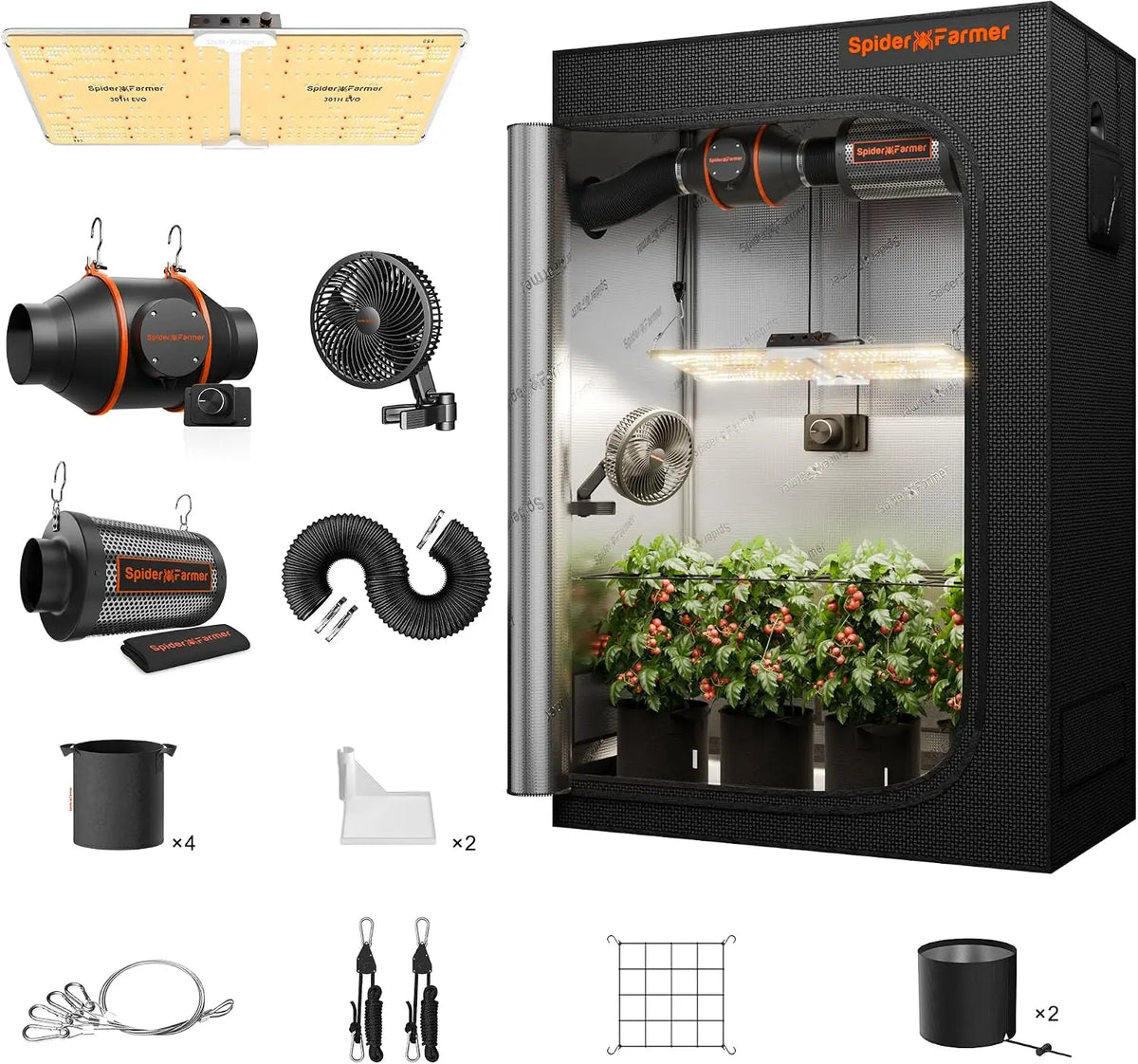 Lampada LED Spider - a LED - 180 cm
