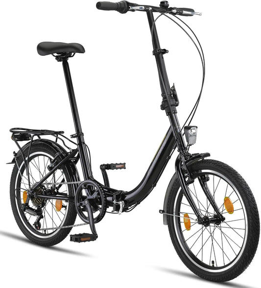 Bicicletta elettrica Chillaxx - a LED, pieghevole - 20 pollici