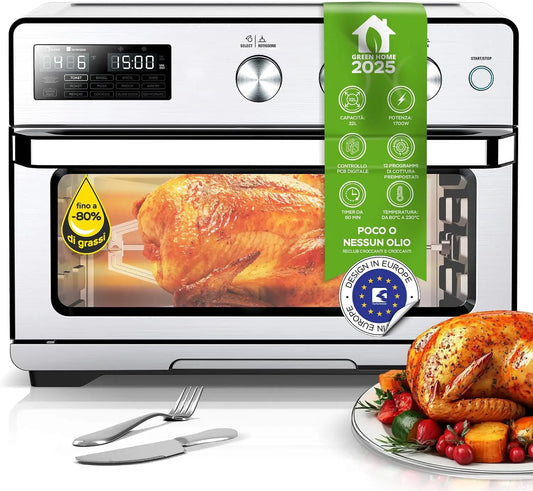 Friggitrice ad aria TurboTronic - multifunzione - 1700W, 32L