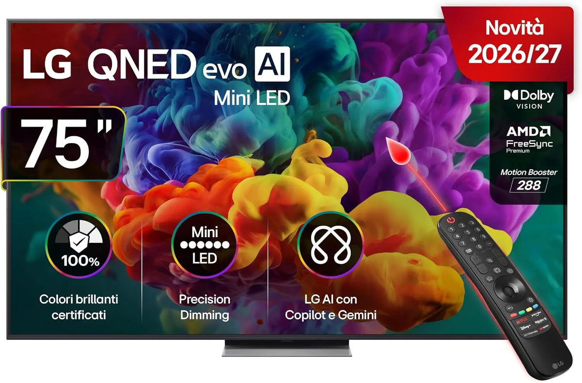 Televisore LG QNED - con controllo intelligente - 75 Pollici