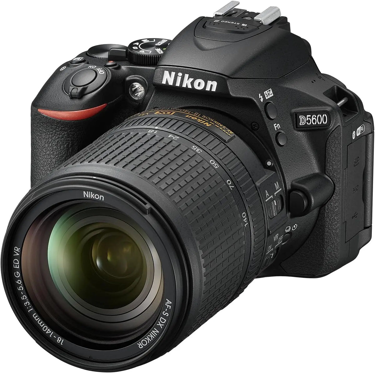 Fotocamera digitale Nikon D5600 - colore Nero - con Bluetooth, con display digitale - 140 mm