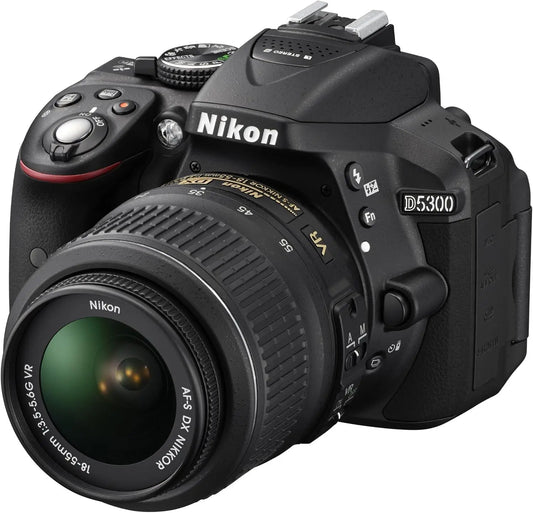 Fotocamera digitale Nikon D5300 - con Wi-Fi, con display digitale - 55 mm, 3,2 pollici