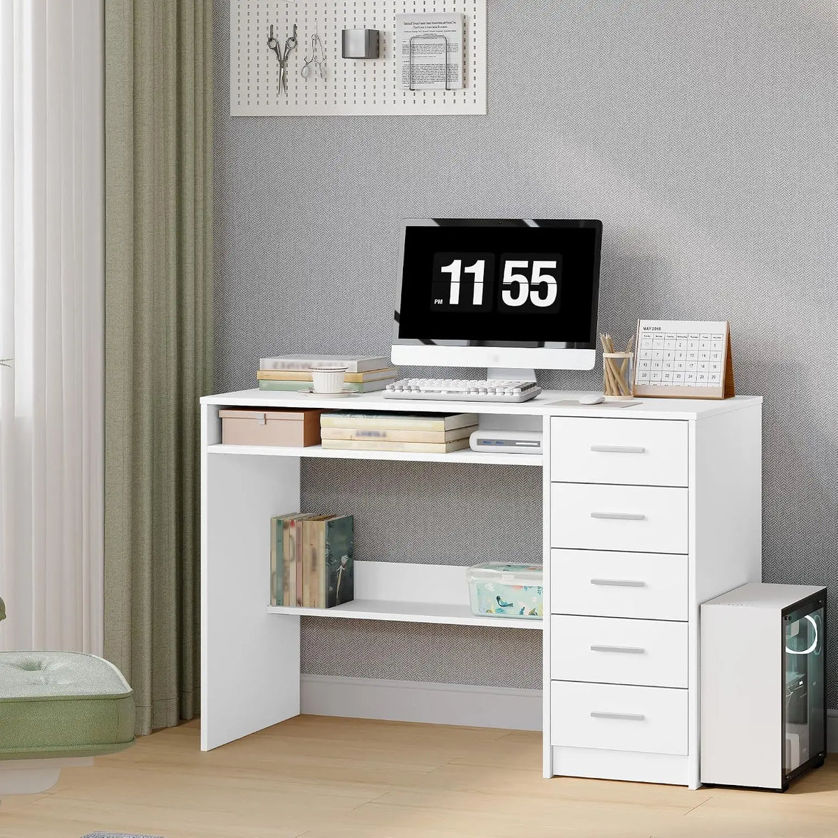 Letto Hzuaneri - colore Bianco - 75 cm